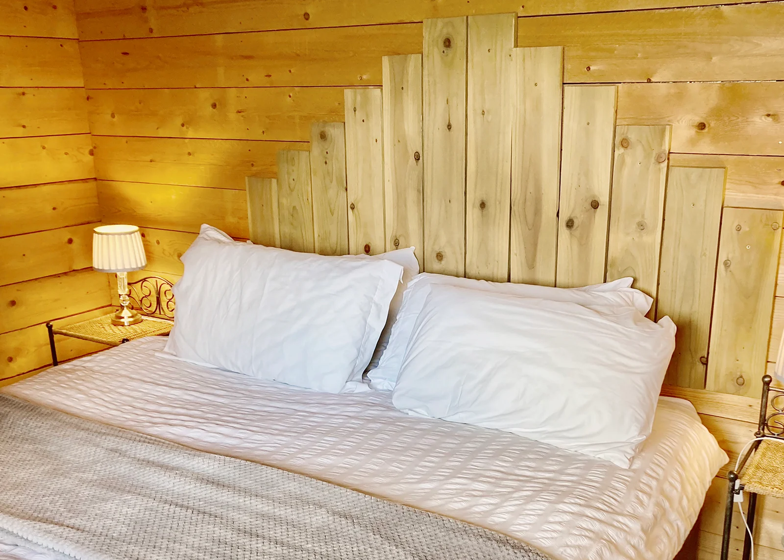 King Size bed in the master bedroom